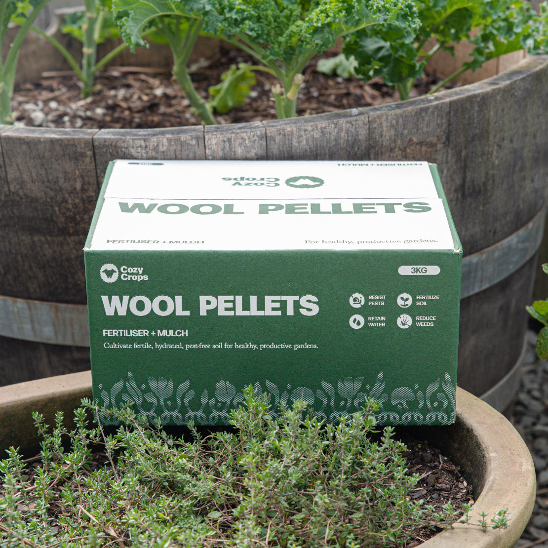 3 x 3kg Wool Pellets = Free Shipping